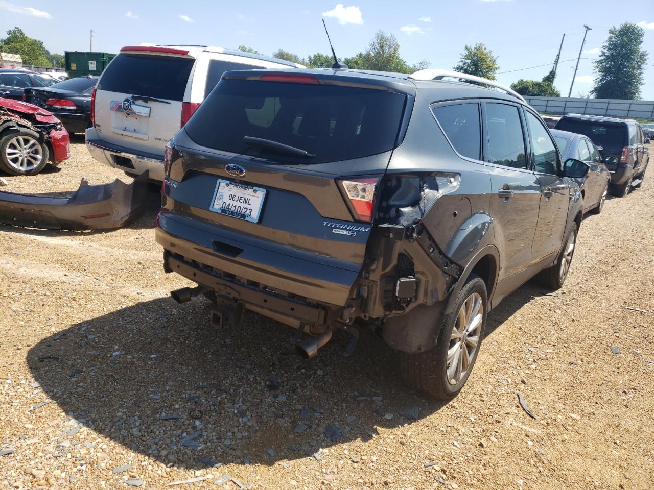 Image 3 of 2017 FORD ESCAPE TITANIUM 2017 with VIN 1FMCU9J9XHUE72466