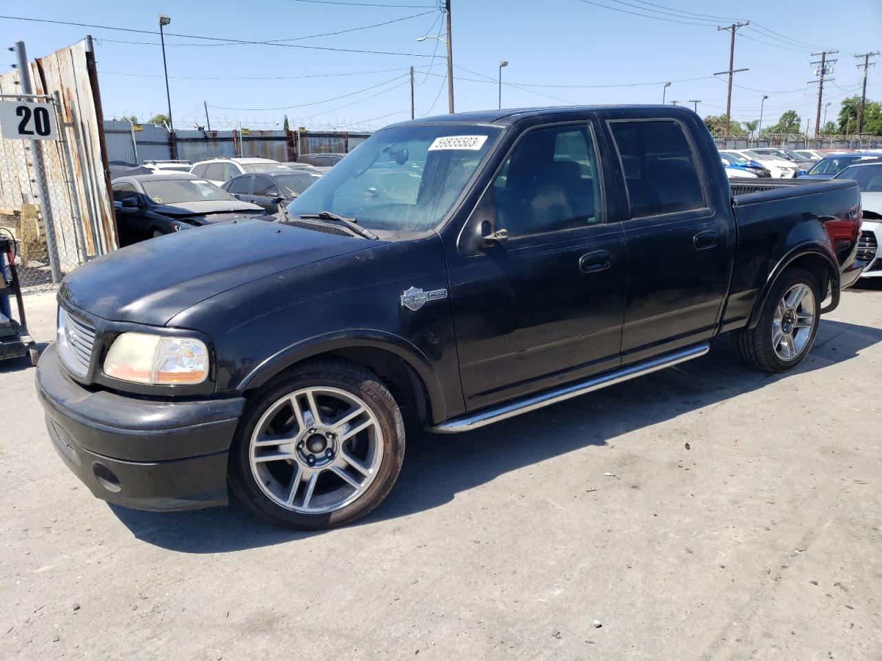 Изображение 1 2002 FORD F150 SUPERCREW HARLEY DAVIDSON 2002 с VIN 1FTRW07332KD37453