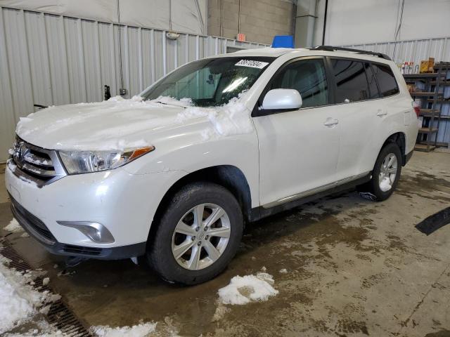 Image 1 of 2013 TOYOTA HIGHLANDER BASE 2013 with VIN 5TDBK3EH2DS235747