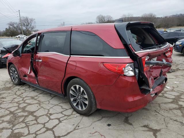 Image 2 of 2022 HONDA ODYSSEY EXL 2022 with VIN 5FNRL6H77NB042824