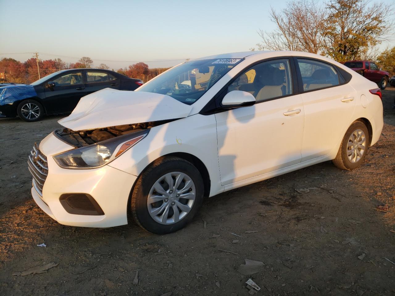 Image 1 of 2019 HYUNDAI ACCENT SE 2019 with VIN 3KPC24A36KE060706
