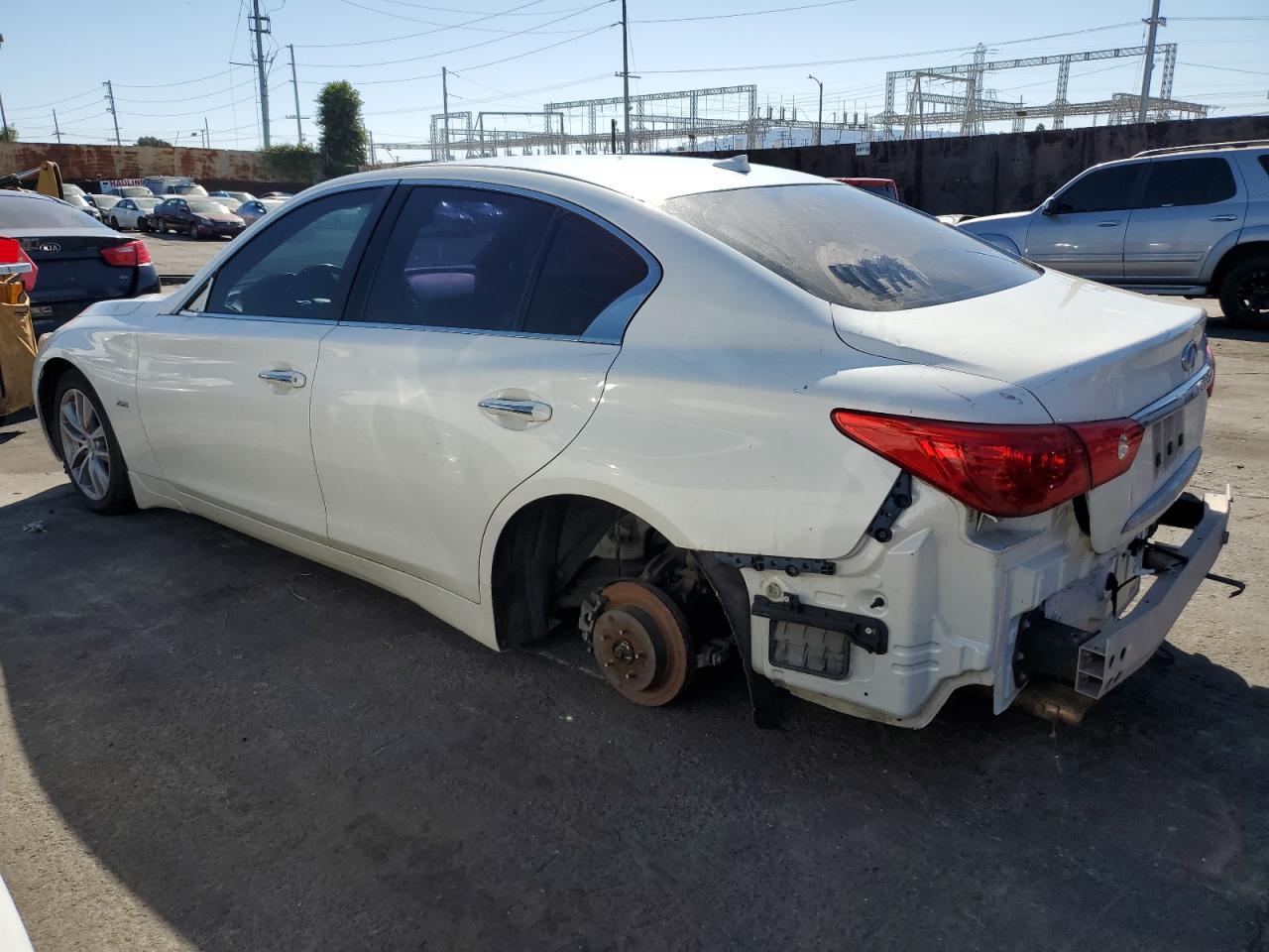 Image 2 of 2017 INFINITI Q50 BASE 2017 with VIN JN1CV7AP1HM640499