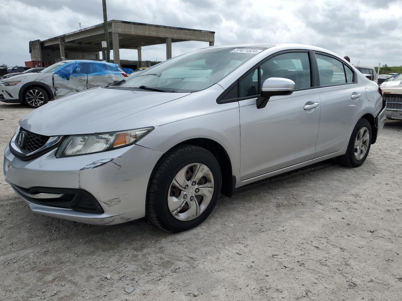 Image 1 of 2014 HONDA CIVIC LX 2014 with VIN 19XFB2F59EE012486