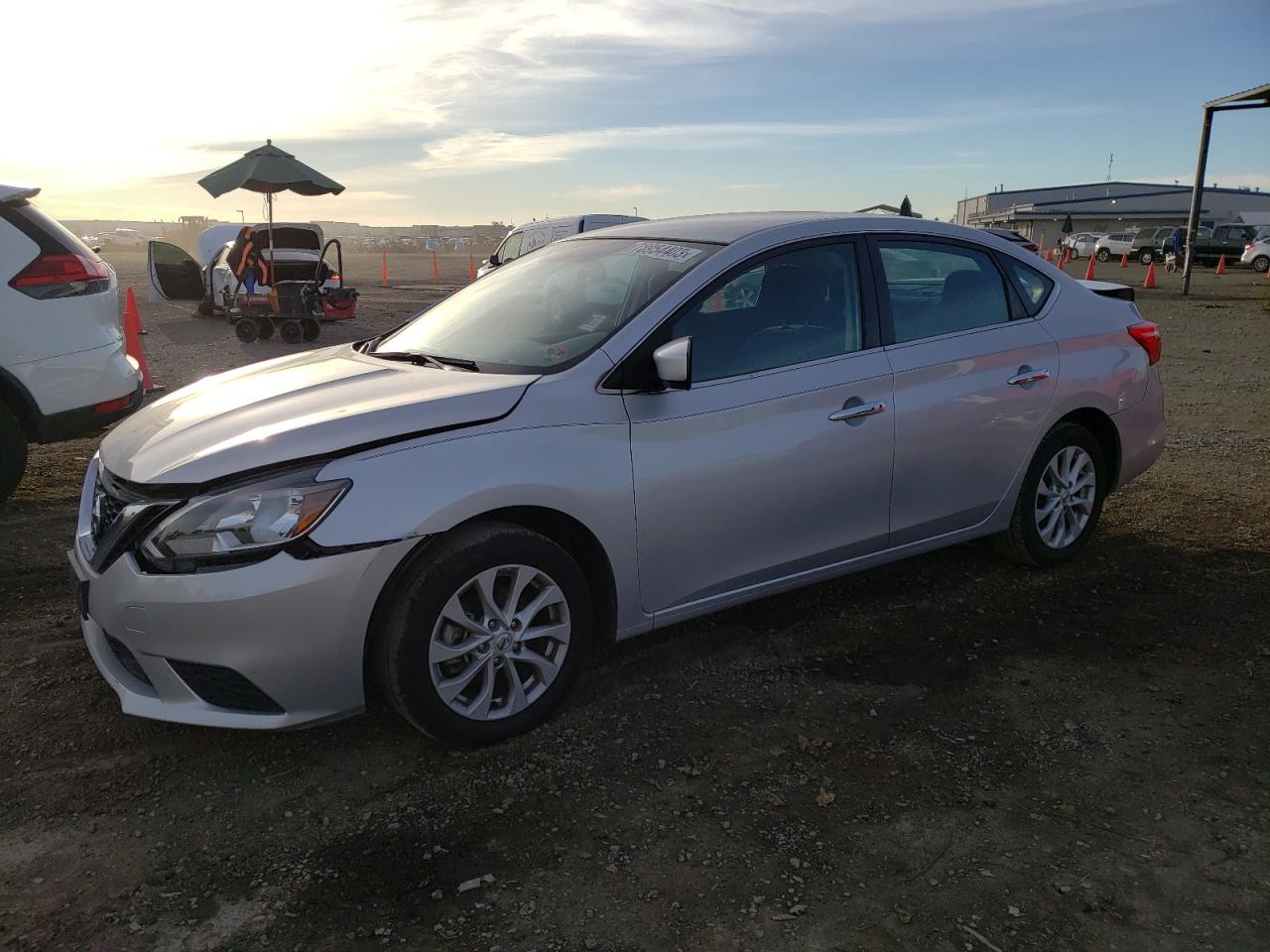 Image 1 of 2018 NISSAN SENTRA S 2018 with VIN 3N1AB7AP4JY292376