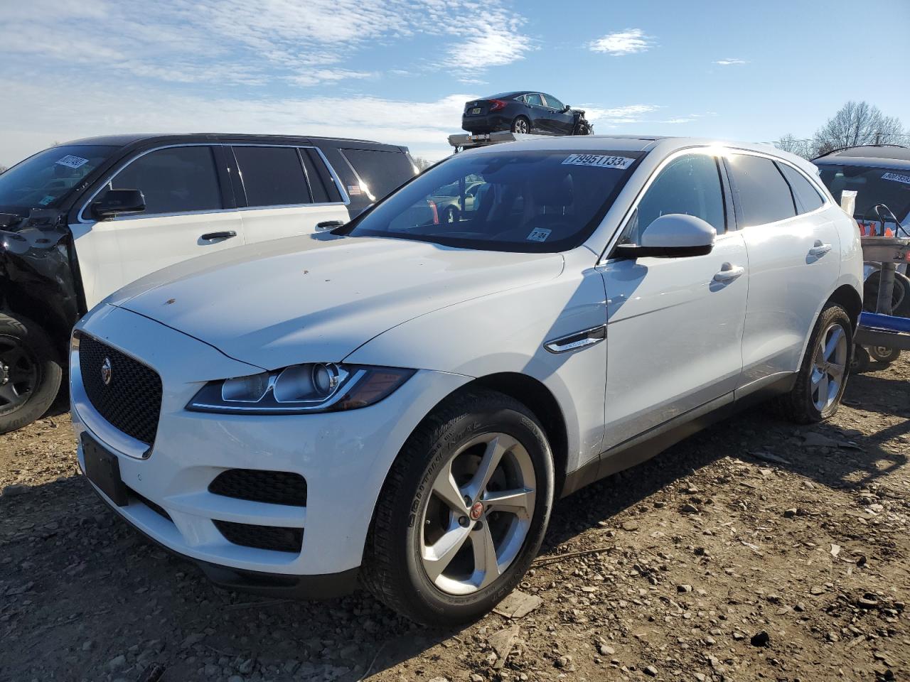 Image 1 of 2019 JAGUAR F-PACE PREMIUM 2019 with VIN SADCJ2FX5KA616191
