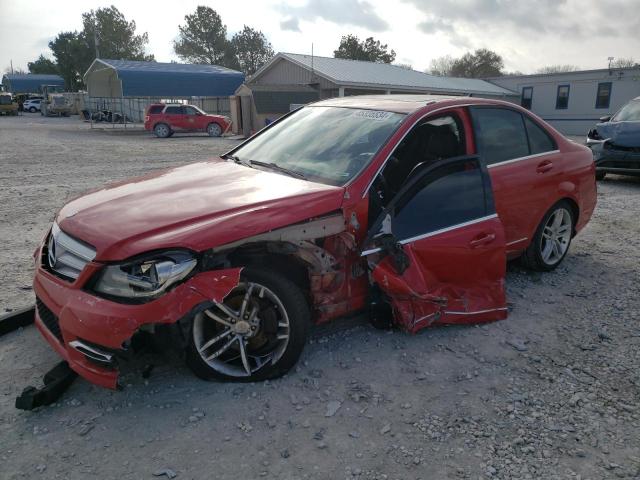 Image 1 of 2012 MERCEDES-BENZ C 250 2012 with VIN WDDGF4HB2CR234608