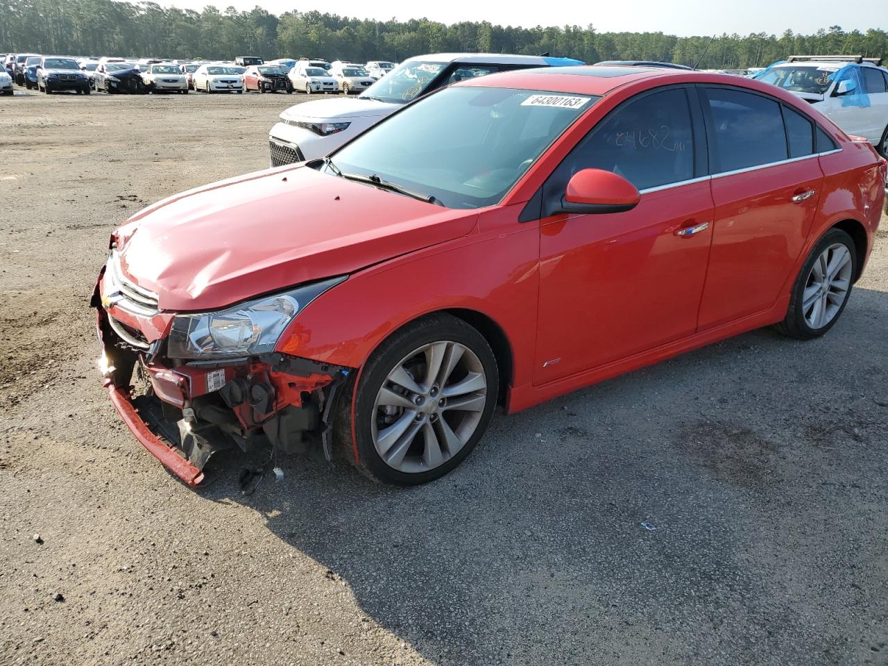 Изображение 1 2015 CHEVROLET CRUZE LTZ 2015 с VIN 1G1PG5SB6F7147227