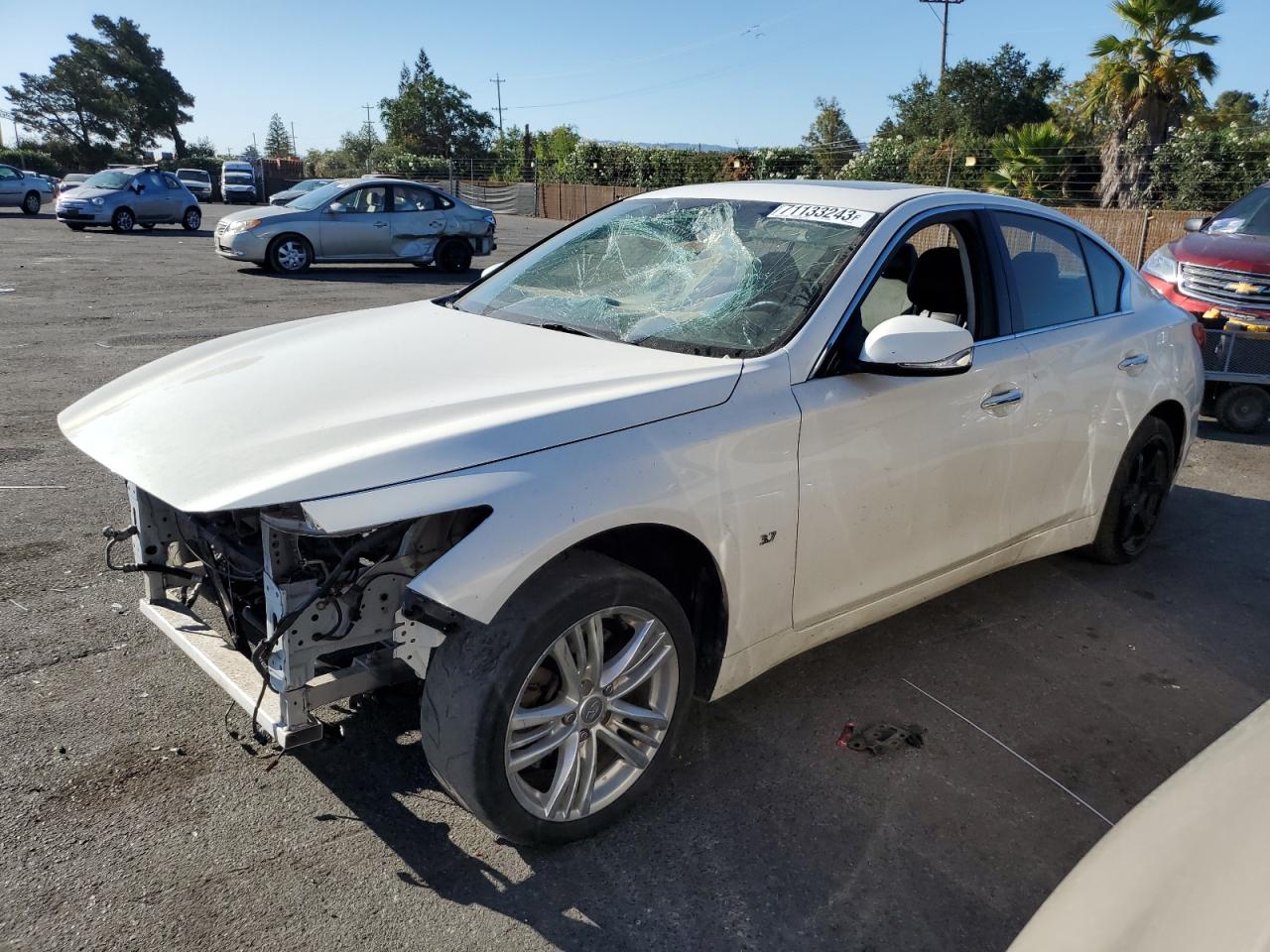 Image 1 of 2015 INFINITI Q50 BASE 2015 with VIN JN1BV7AP7FM349532