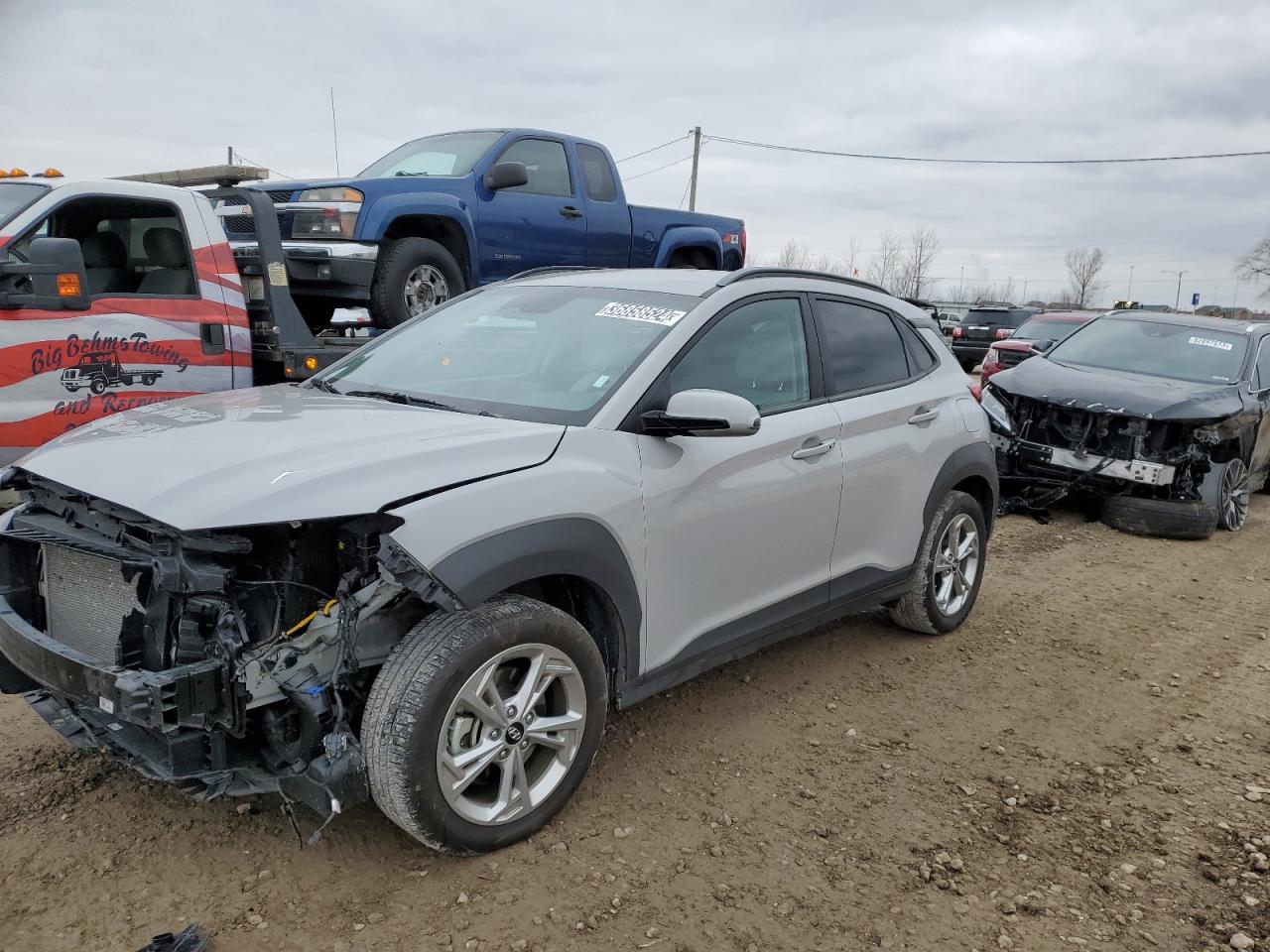 Image 1 of 2023 HYUNDAI KONA SEL 2023 with VIN KM8K6CAB2PU976112