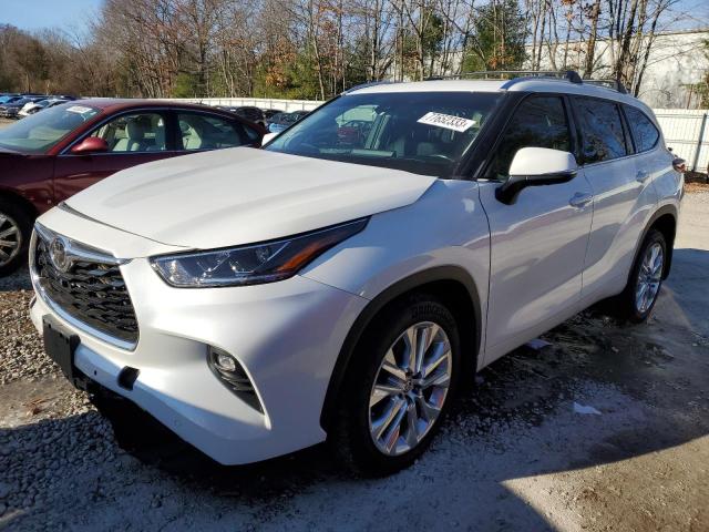 Image 1 of 2022 TOYOTA HIGHLANDER LIMITED 2022 with VIN 5TDDZRBH3NS166256