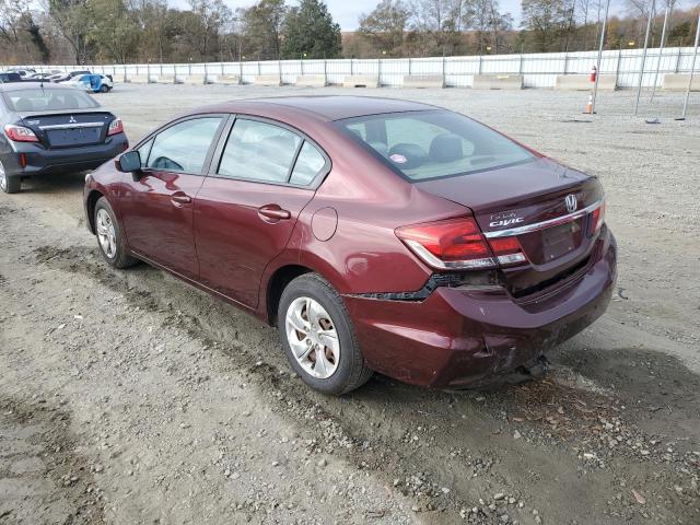 Obraz 2 z 2015 HONDA CIVIC LX 2015 z VIN 19XFB2F50FE022163