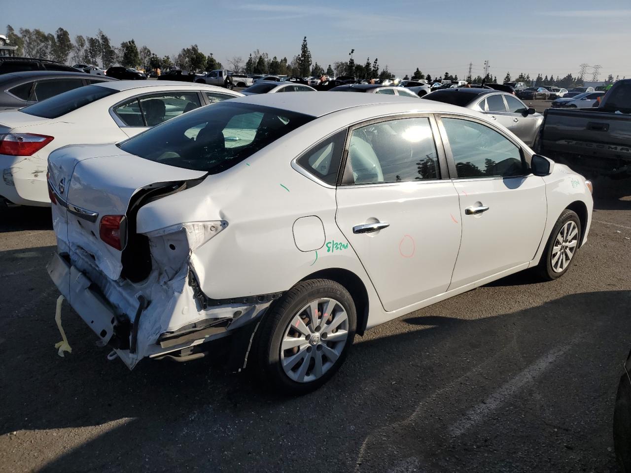 Image 3 of 2017 NISSAN SENTRA S 2017 with VIN 3N1AB7AP3HY397078