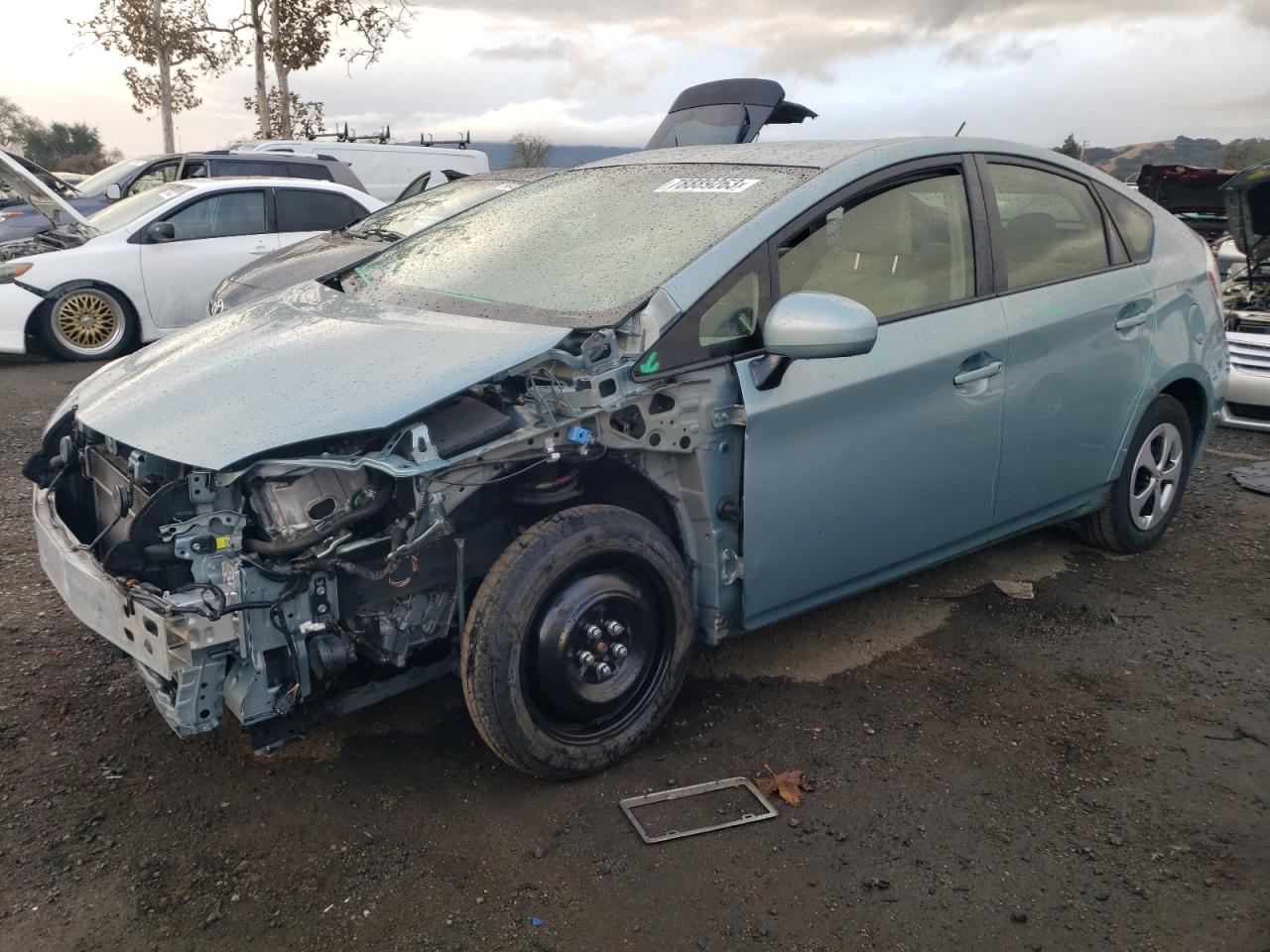 Изображение 1 2013 TOYOTA PRIUS  2013 с VIN JTDKN3DU2D1725494
