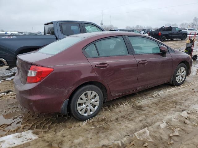 Image 3 of 2012 HONDA CIVIC LX 2012 with VIN 19XFB2F52CE003741