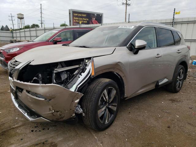 Image 1 of 2021 NISSAN ROGUE PLATINUM 2021 with VIN JN8AT3DD9MW313937