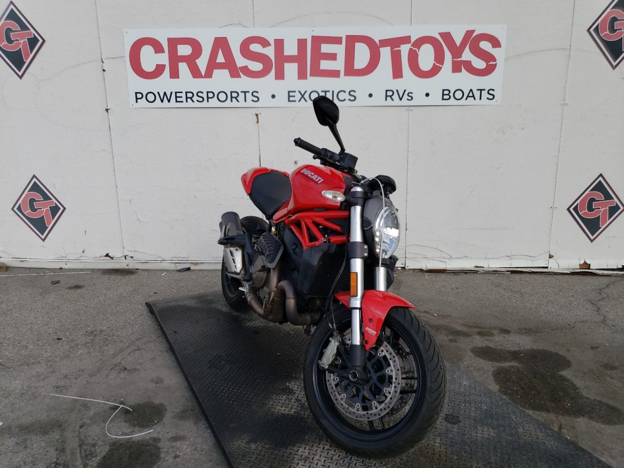 Image 1 of 2015 DUCATI MONSTER 821 2015 with VIN ZDM1RBTSXFB006909