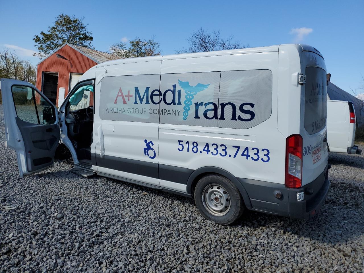 Image 2 of 2017 FORD TRANSIT T-350 2017 with VIN 1FDZX2CM1HKA24557