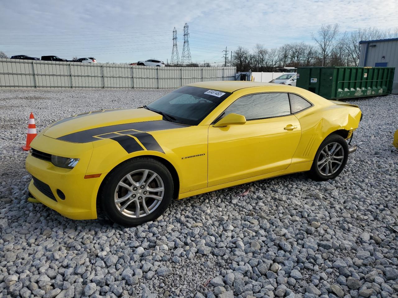Image 1 of 2014 CHEVROLET CAMARO LS 2014 with VIN 2G1FE1E30E9172670