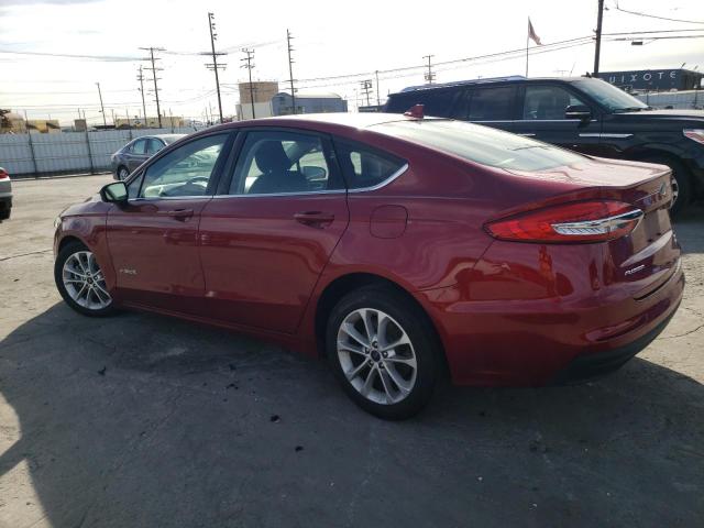 Image 2 of 2019 FORD FUSION SE 2019 with VIN 3FA6P0LU1KR188976