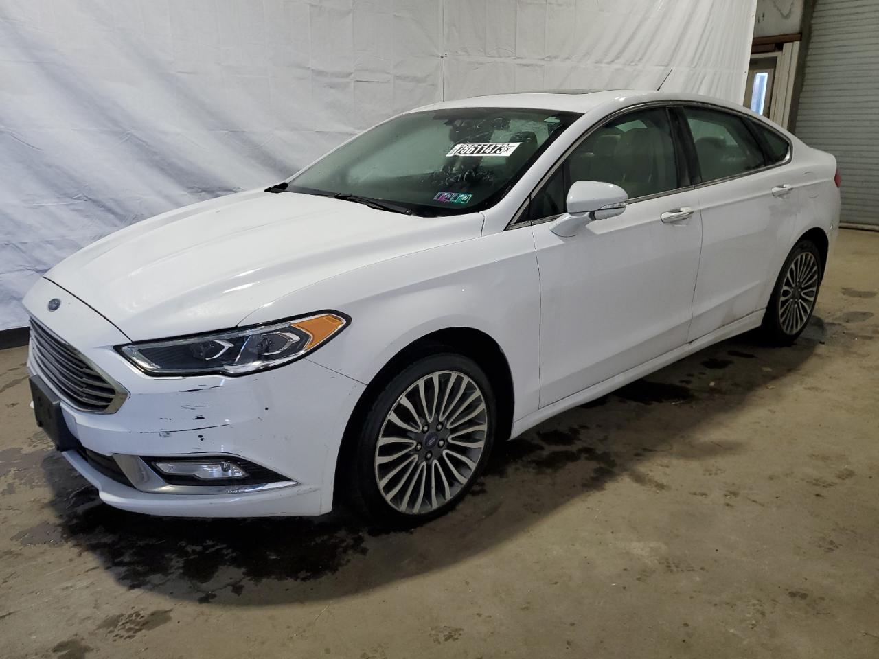 Image 1 of 2017 FORD FUSION TITANIUM 2017 with VIN 3FA6P0K98HR131406