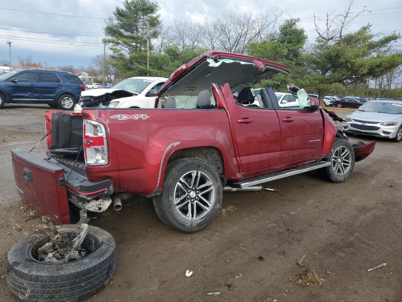 Изображение 3 2021 CHEVROLET COLORADO  2021 с VIN 1GCGTBEN8M1193049