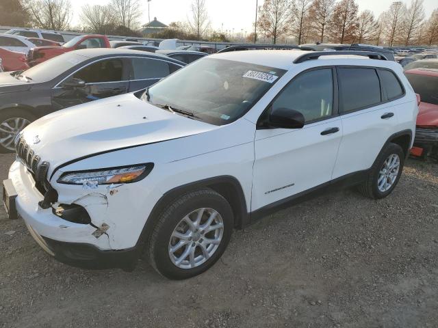 Image 1 of 2016 JEEP CHEROKEE SPORT 2016 with VIN 1C4PJLABXGW319832
