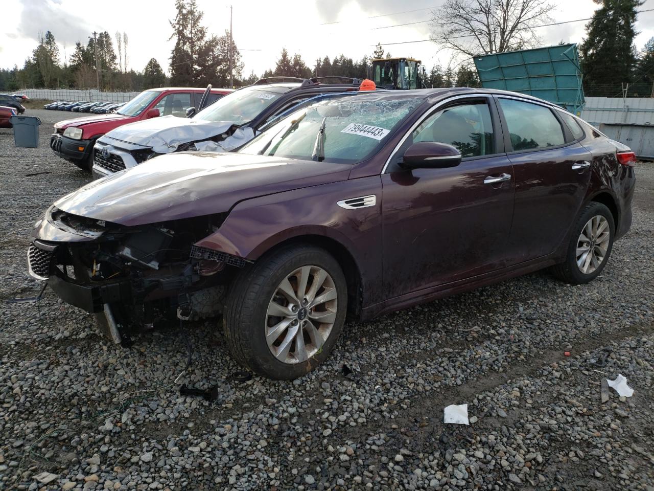 Image 1 of 2017 KIA OPTIMA LX 2017 with VIN 5XXGT4L34HG141361