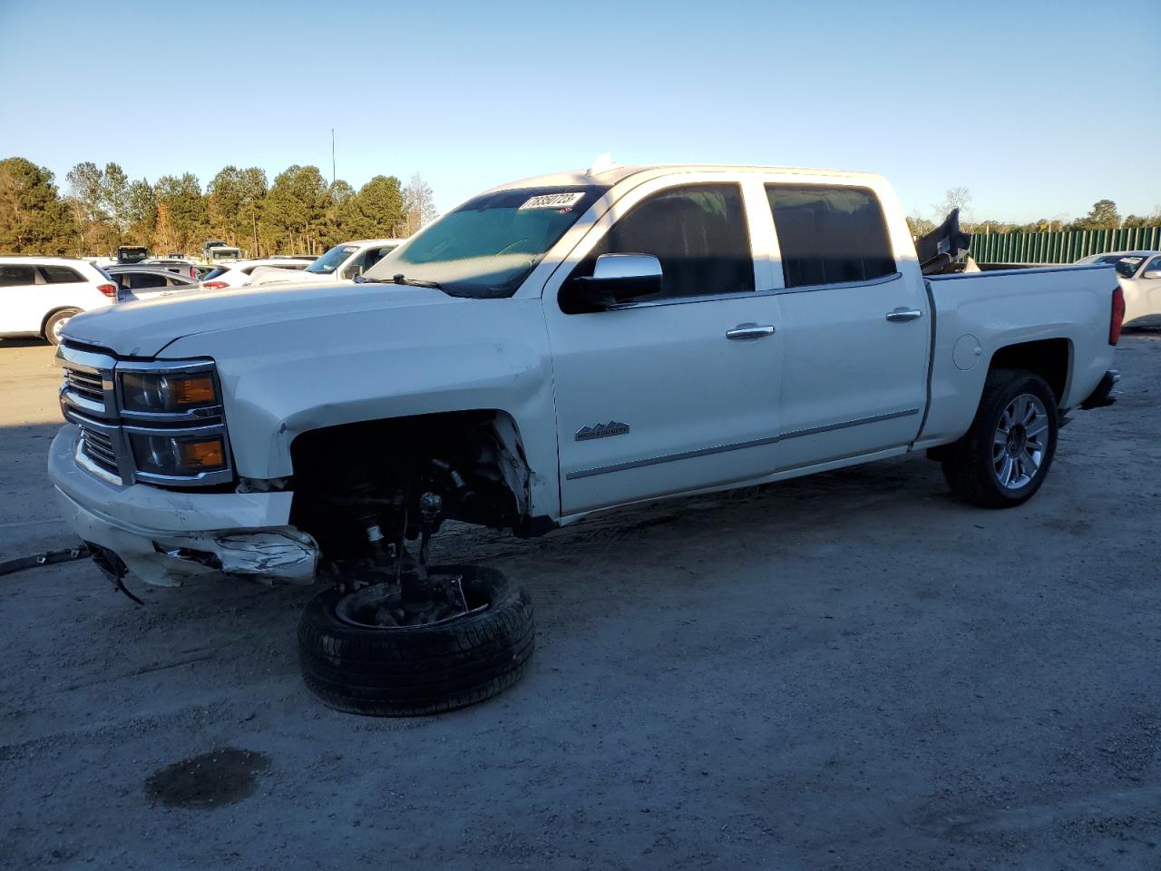 Image 1 of 2015 CHEVROLET SILVERADO K1500 HIGH COUNTRY 2015 with VIN 3GCUKTEC0FG245496