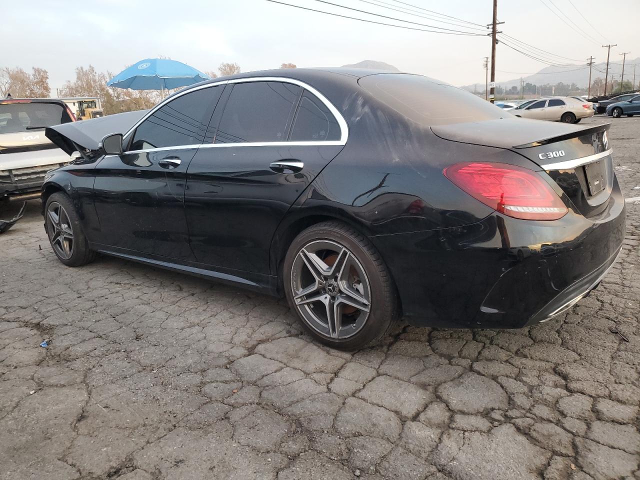 Image 2 of 2021 MERCEDES-BENZ C 300 4MATIC 2021 with VIN W1KWF8EB2MR609423