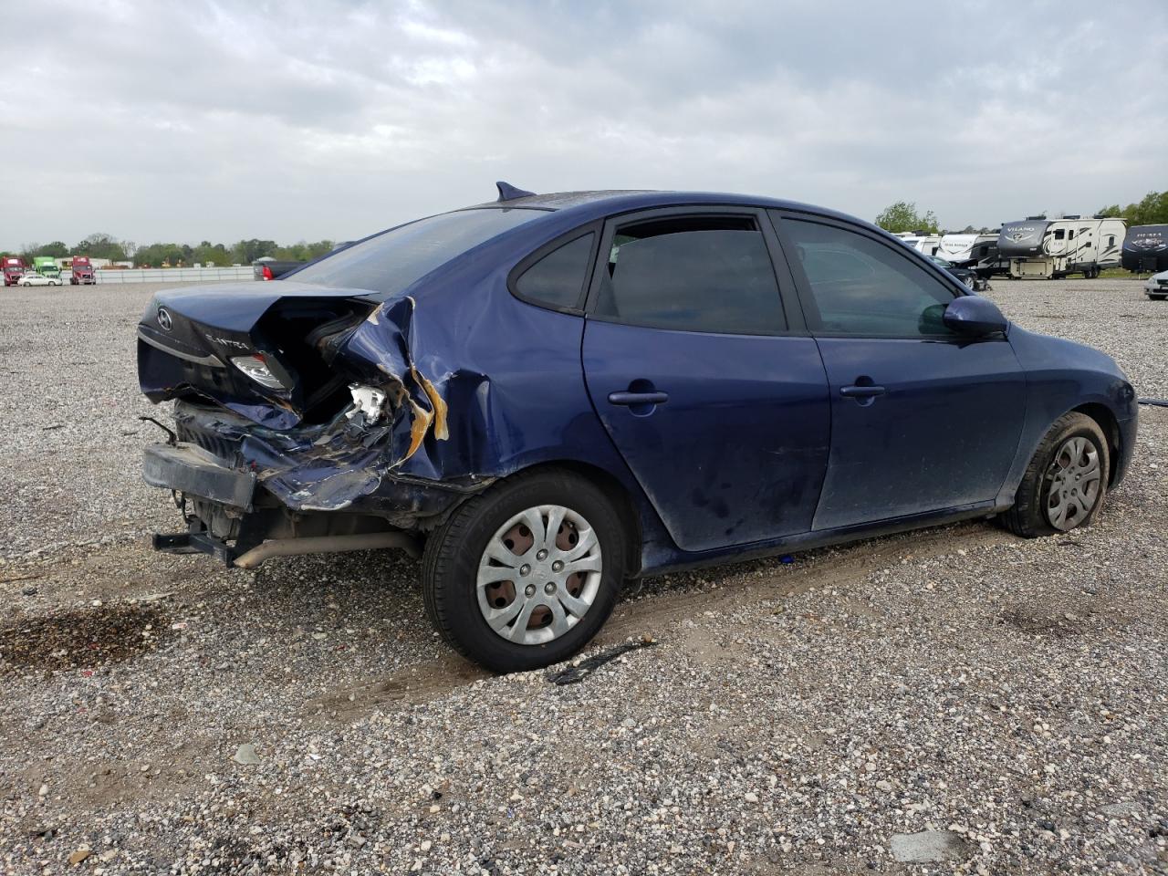 Image 3 of 2010 HYUNDAI ELANTRA BLUE 2010 with VIN KMHDU4AD1AU063208