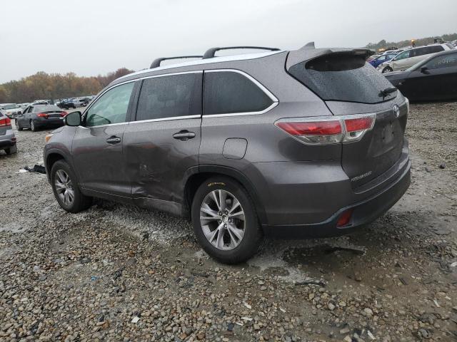 Image 2 of 2015 TOYOTA HIGHLANDER XLE 2015 with VIN 5TDKKRFH2FS039618