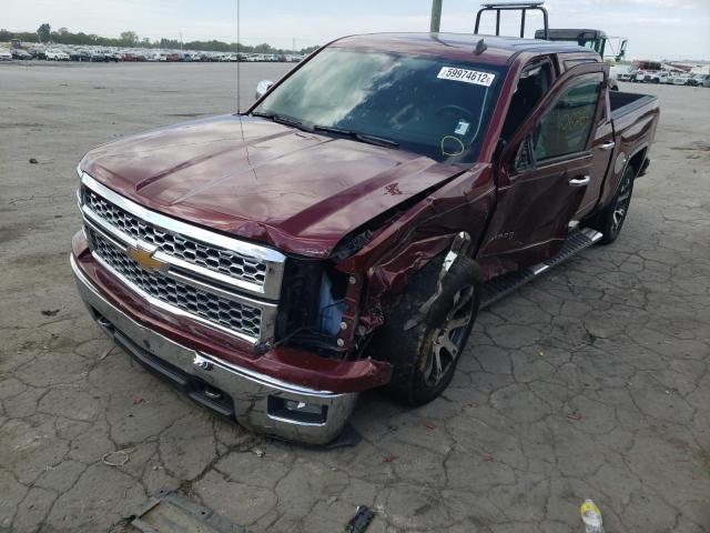 Image 2 of 2014 CHEVROLET SILVERADO K1500 LT 2014 with VIN 3GCUKREC3EG187708