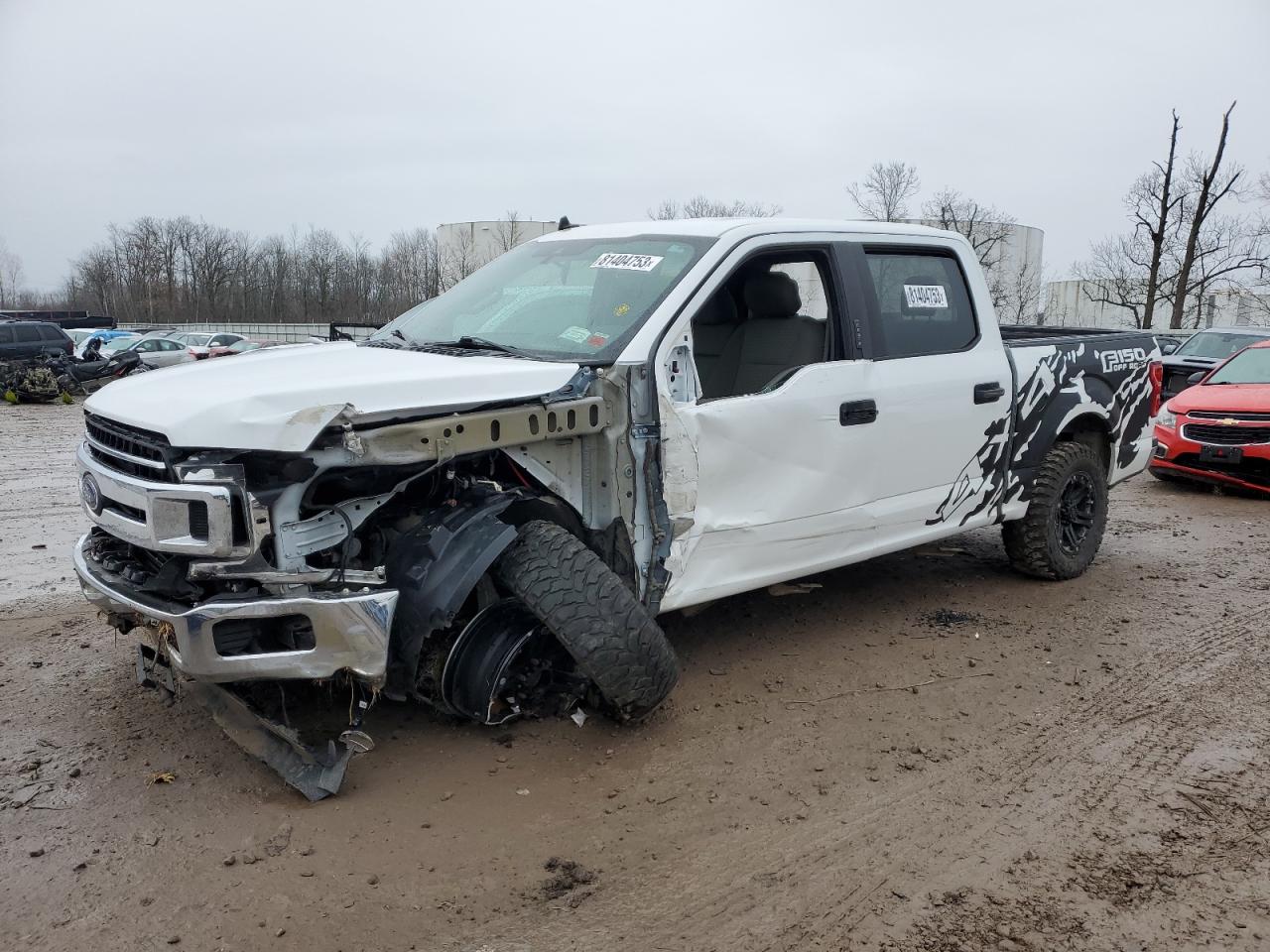 Image 1 of 2019 FORD F150 SUPERCREW 2019 with VIN 1FTEW1E55KFB37787