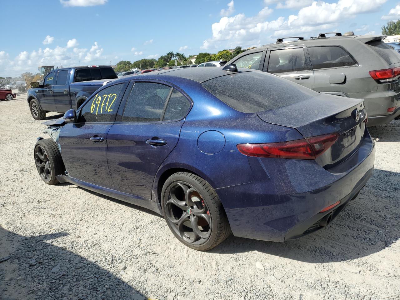 Image 2 of 2017 ALFA ROMEO GIULIA TI 2017 with VIN ZARFAECN4H7549074