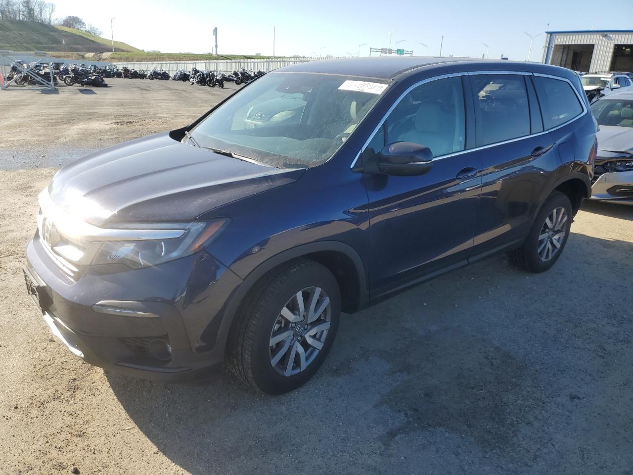 Image 1 of 2019 HONDA PILOT EX 2019 with VIN 5FNYF6H30KB090015