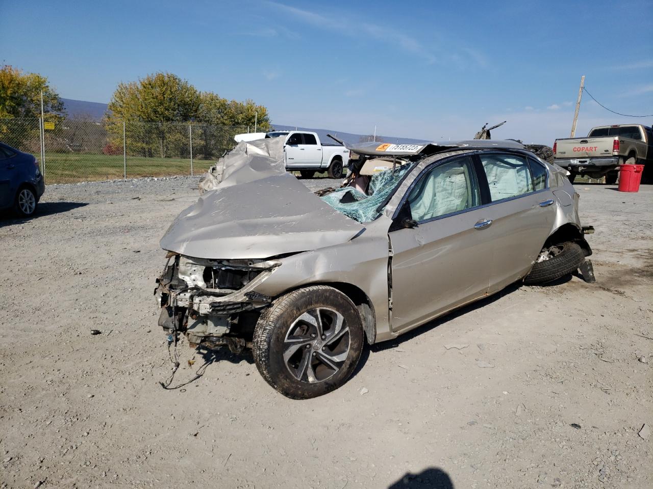 Image 1 of 2017 HONDA ACCORD LX 2017 with VIN 1HGCR2F39HA299883
