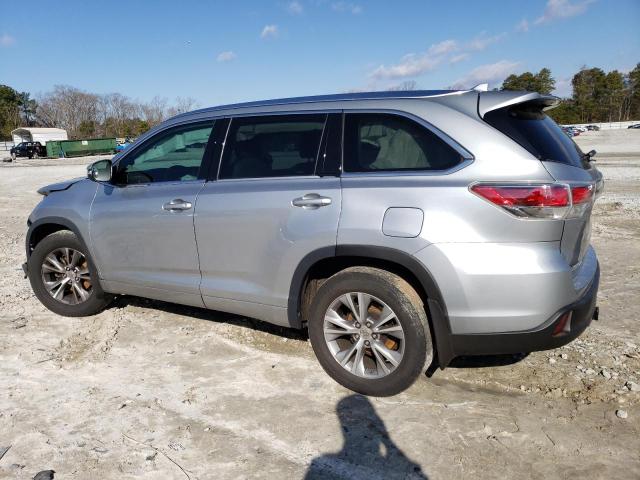 Image 2 of 2015 TOYOTA HIGHLANDER XLE 2015 with VIN 5TDKKRFH6FS106771