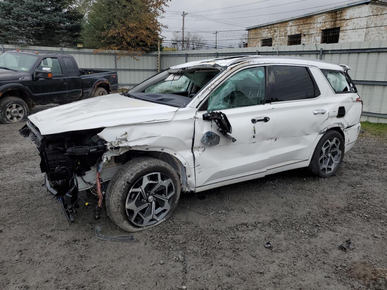 Image 1 of 2022 HYUNDAI PALISADE CALLIGRAPHY 2022 with VIN KM8R7DHE7NU435880