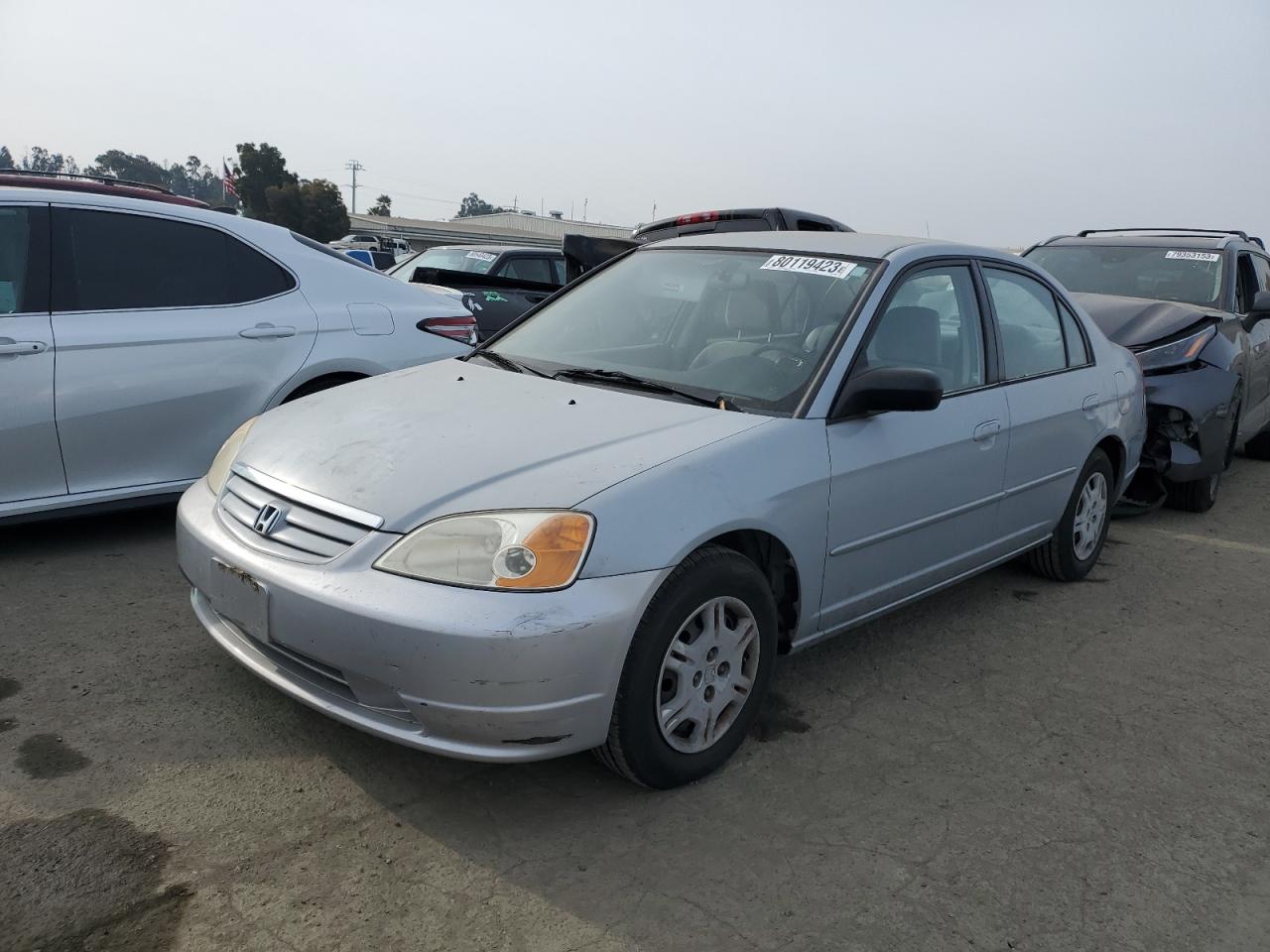 Image 1 of 2002 HONDA CIVIC LX 2002 with VIN JHMES16532S000511