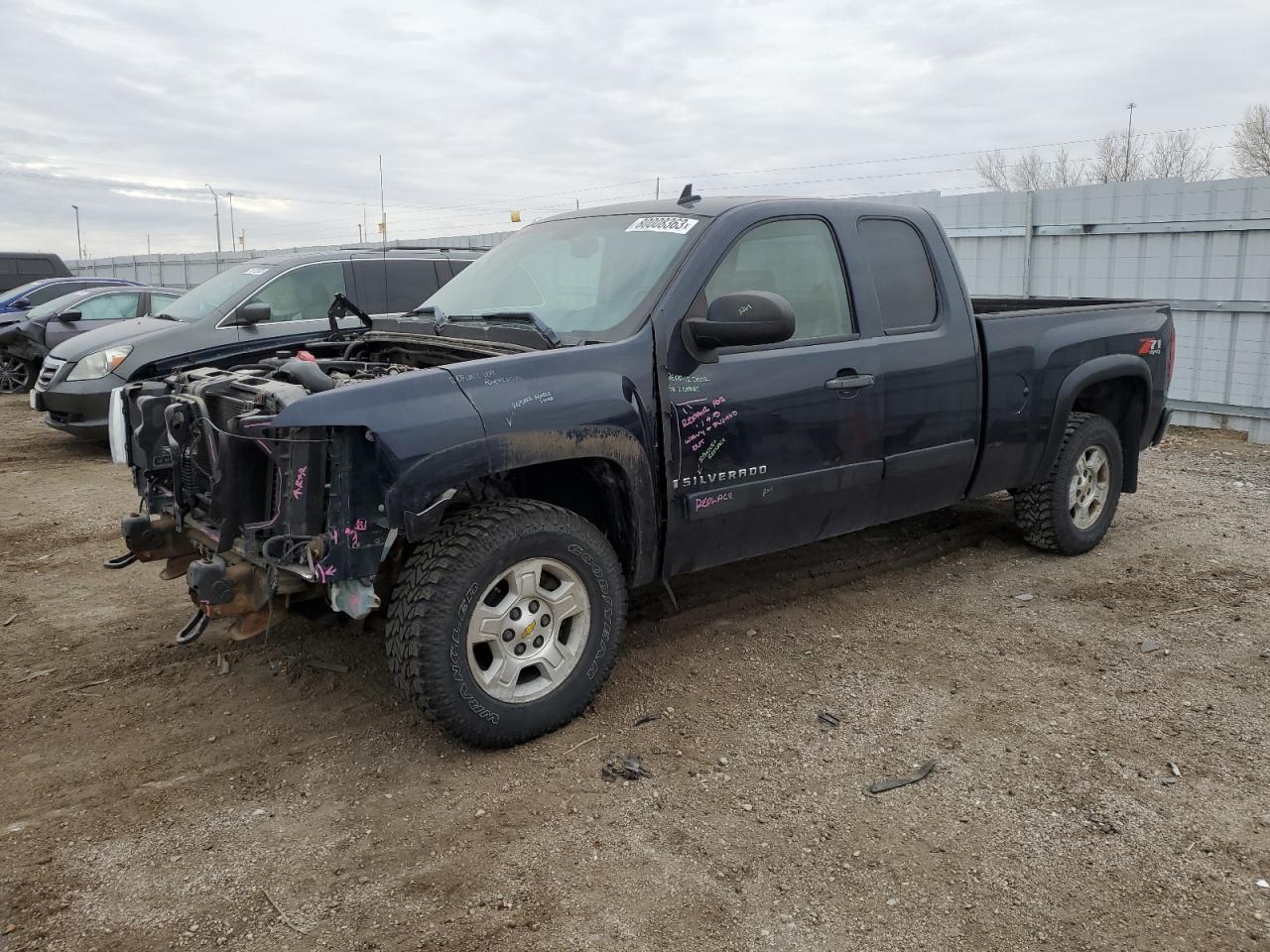 Изображение 1 2007 CHEVROLET SILVERADO K1500 2007 с VIN 1GCEK19027Z597411