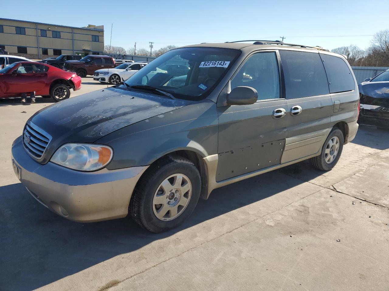 Image 1 of 2003 KIA SEDONA EX 2003 with VIN KNDUP131736441651