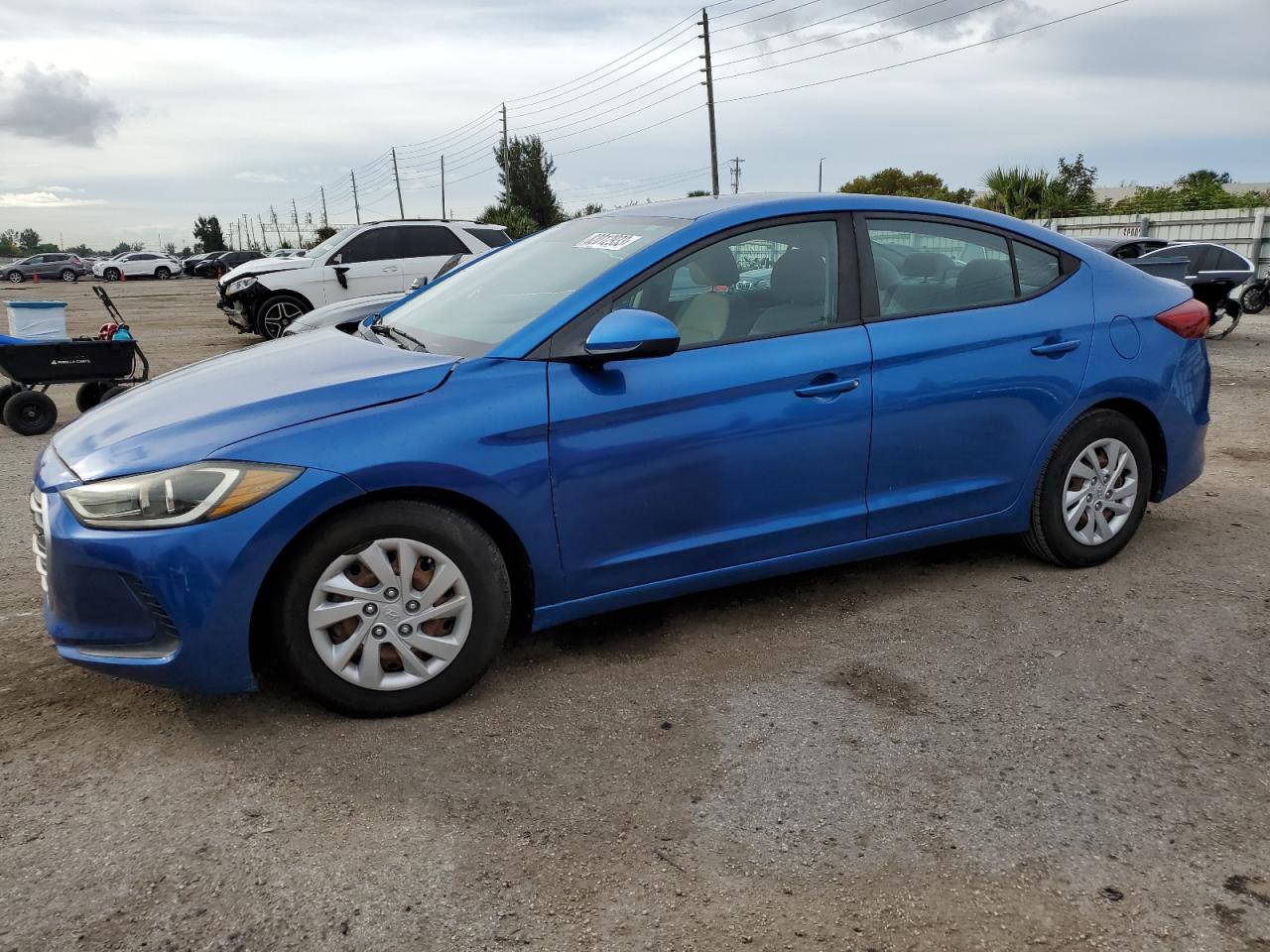 Image 1 of 2017 HYUNDAI ELANTRA SE 2017 with VIN 5NPD74LF6HH173962