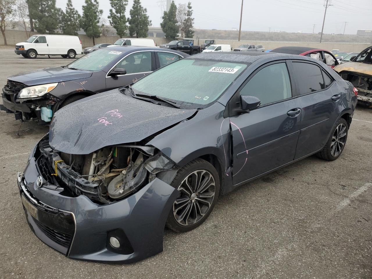 Image 1 of 2014 TOYOTA COROLLA L 2014 with VIN 5YFBURHE5EP017939