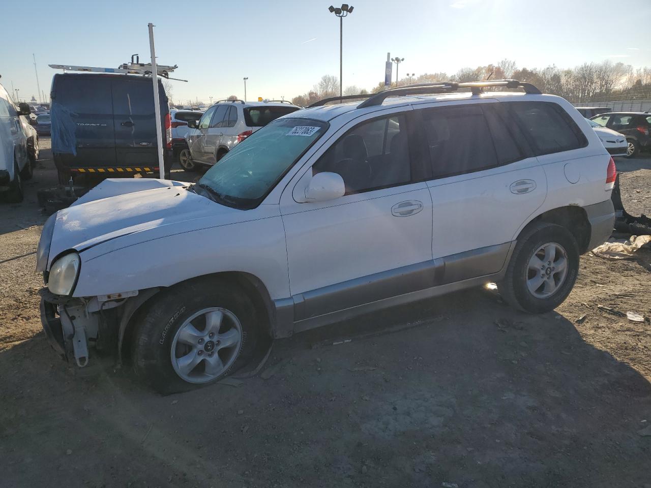 Image 1 of 2006 HYUNDAI SANTA FE GLS 2006 with VIN KM8SC13D26U091340