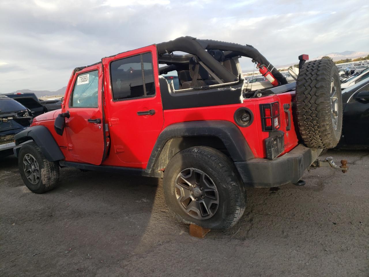 Image 2 of 2017 JEEP WRANGLER UNLIMITED RUBICON 2017 with VIN 1C4BJWFG0HL599697