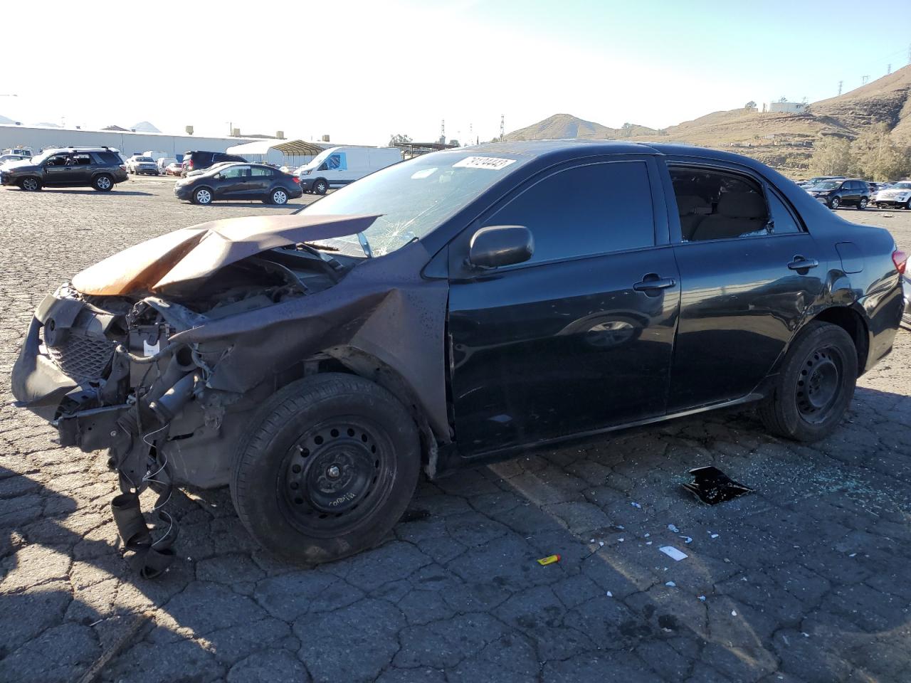 Image 1 of 2010 TOYOTA COROLLA BASE 2010 with VIN 1NXBU4EE1AZ371439