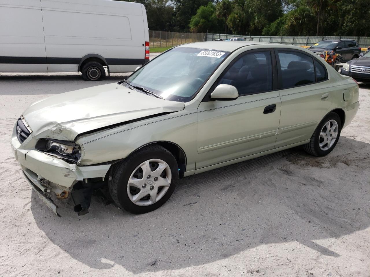 Image 1 of 2004 HYUNDAI ELANTRA GLS 2004 with VIN KMHDN46D24U721306