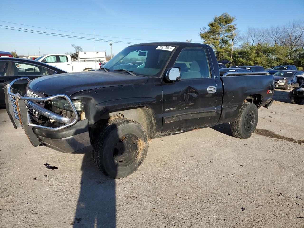 Image 1 of 2002 CHEVROLET SILVERADO K1500 2002 with VIN 1GCEK14T92Z120601