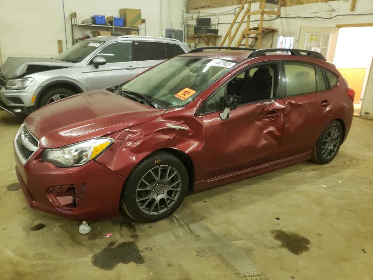 Image 1 of 2014 SUBARU IMPREZA SPORT PREMIUM 2014 with VIN JF1GPAL68E8285769