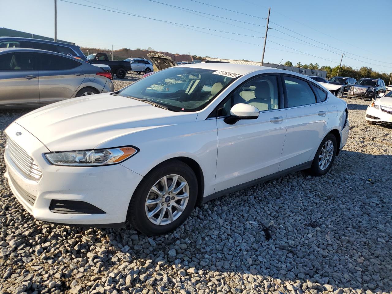 Изображение 1 2016 FORD FUSION S 2016 с VIN 3FA6P0G73GR101896